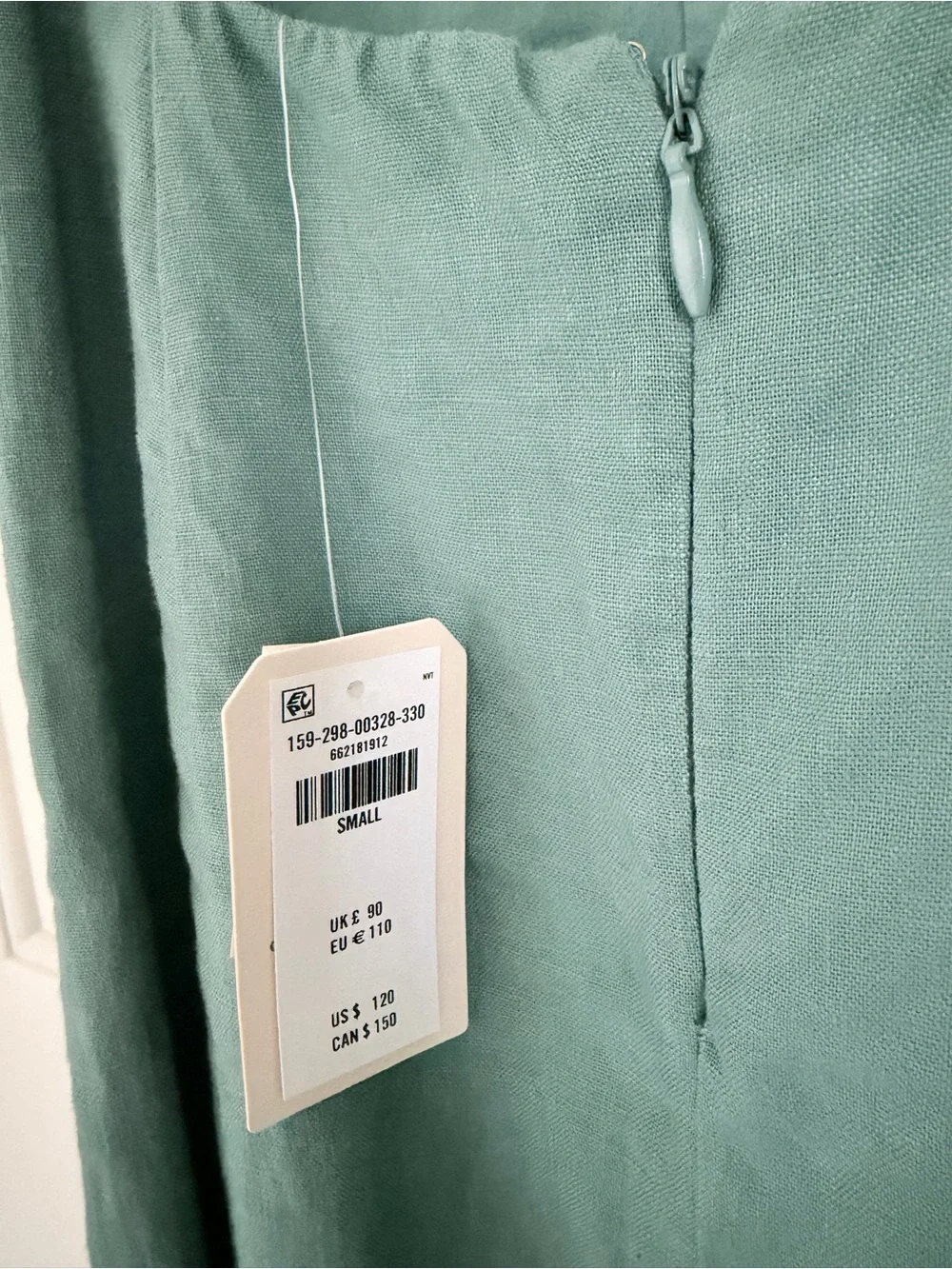 Premium Linen High-Neck Maxi Dress